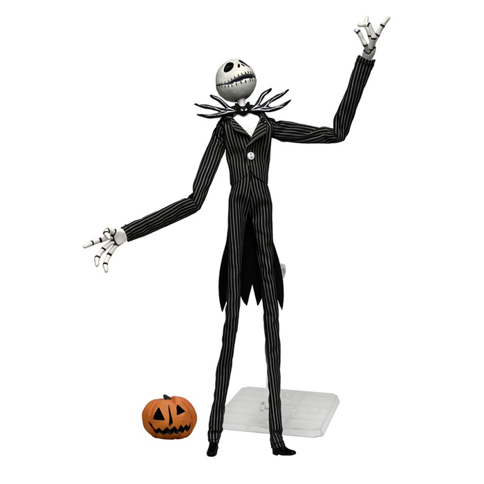 The Nightmare Before Christmas Jack Skellington with Pumpkin 9-Inch Articulated Figure