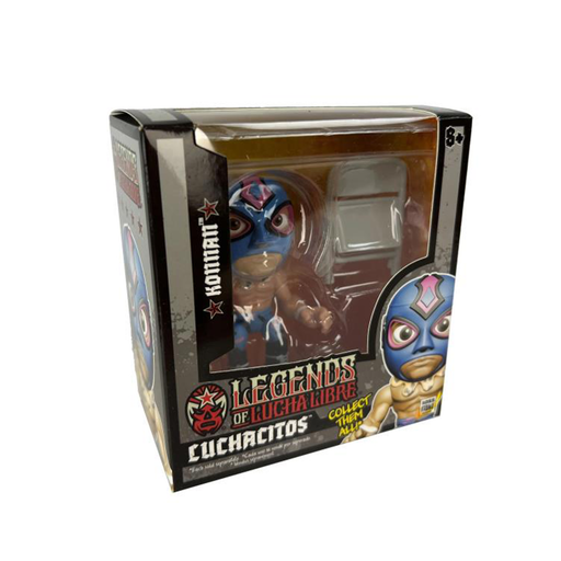 Legends of Lucha Libre - Luchacitos Konnan (Blue Suit) 3-Inch Mini Action Figure