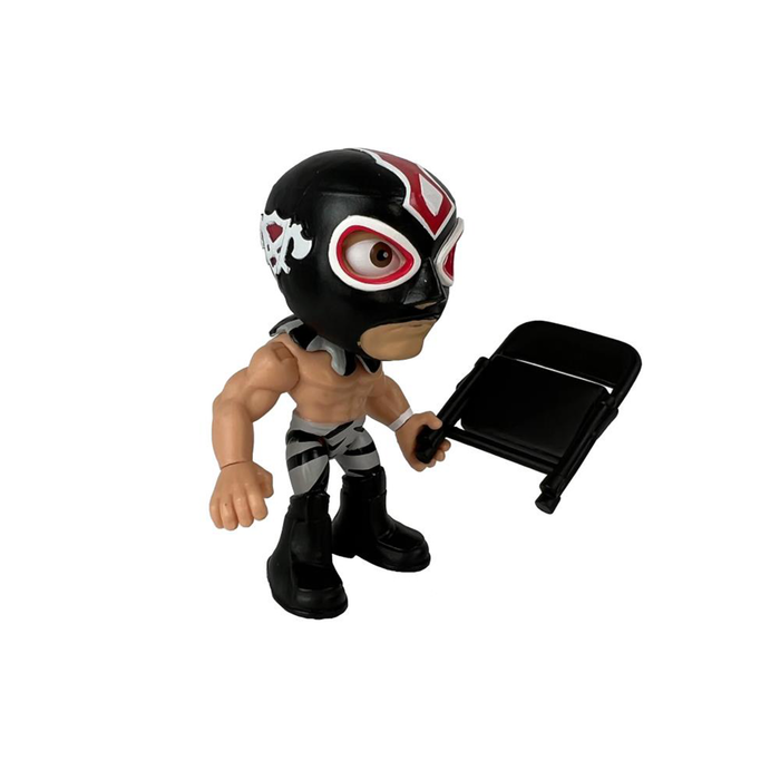 Legends of Lucha Libre - Luchacitos Konnan (Black Suit) 3-Inch Mini Action Figure