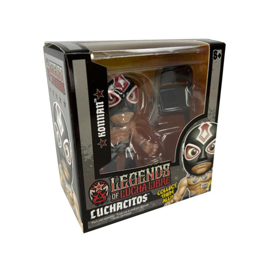 Legends of Lucha Libre - Luchacitos Konnan (Black Suit) 3-Inch Mini Action Figure