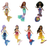 Disney The Little Mermaid Ariel and Sisters Small Doll Set