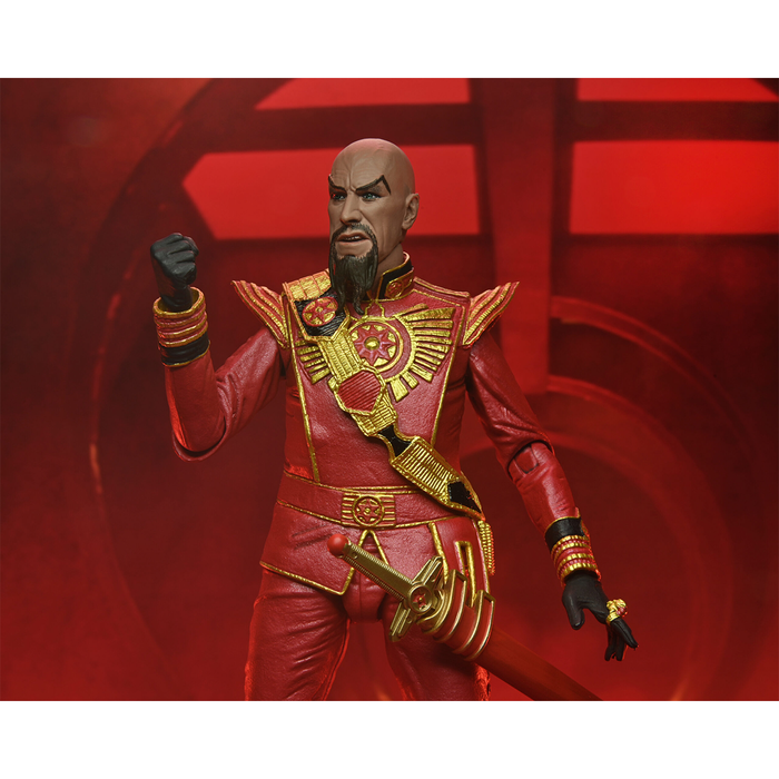 Flash Gordon (1980) Ultimate Ming (Red Military Outfit) 7-Inch Scale Action Figure