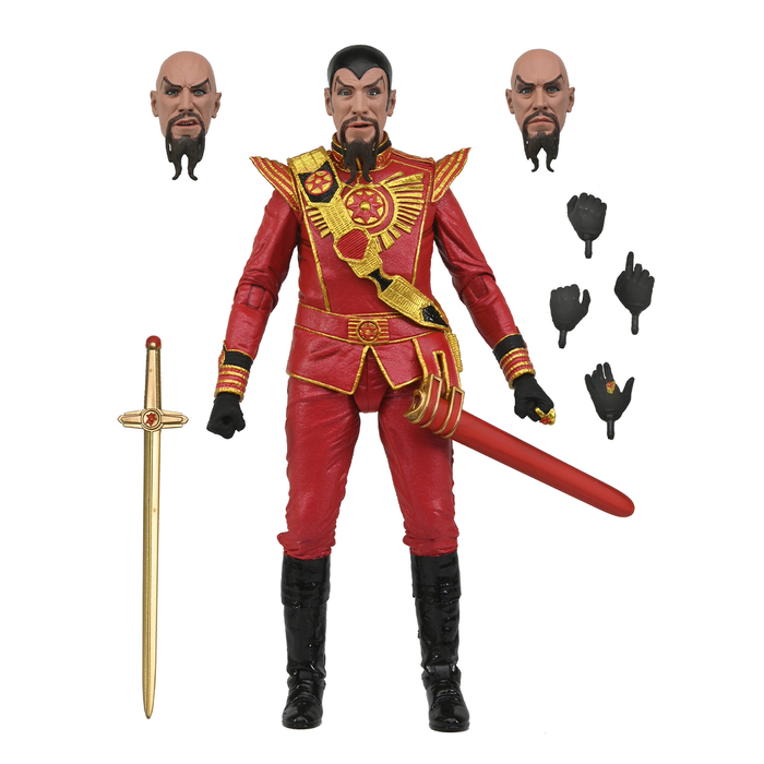 Flash Gordon (1980) Ultimate Ming (Red Military Outfit) 7-Inch Scale Action Figure