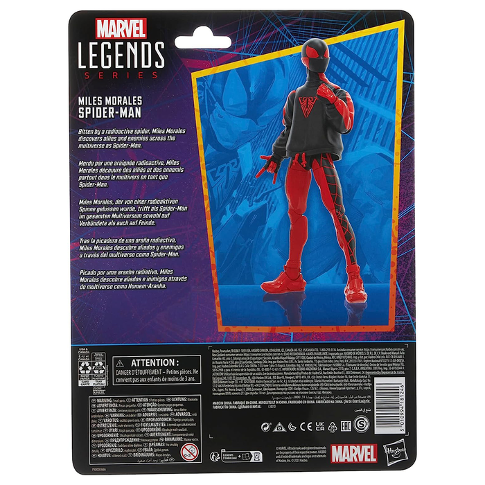 Marvel Legends Series Spider-Man Legends Miles Morales 6-Inch Action Figure