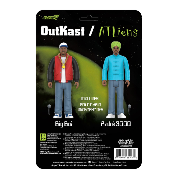 OutKast ReAction Wave 1 OutKast (ATLiens) Figures