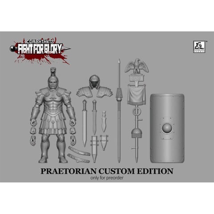 Combatants Fight for Glory Praetorian Guard (Grey Ver.) 1/12 Scale Action Figure