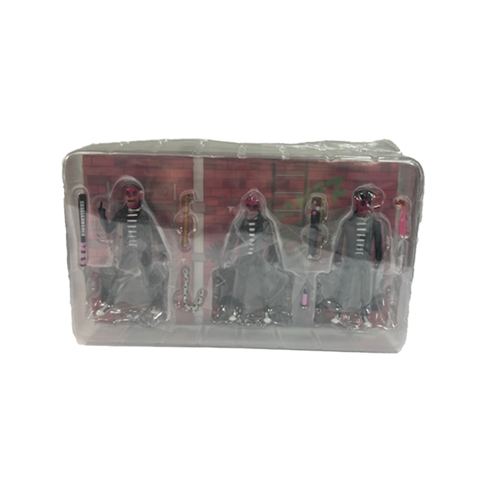 Mezco 5-Points Pink Skulls Chaos Club Figure Set