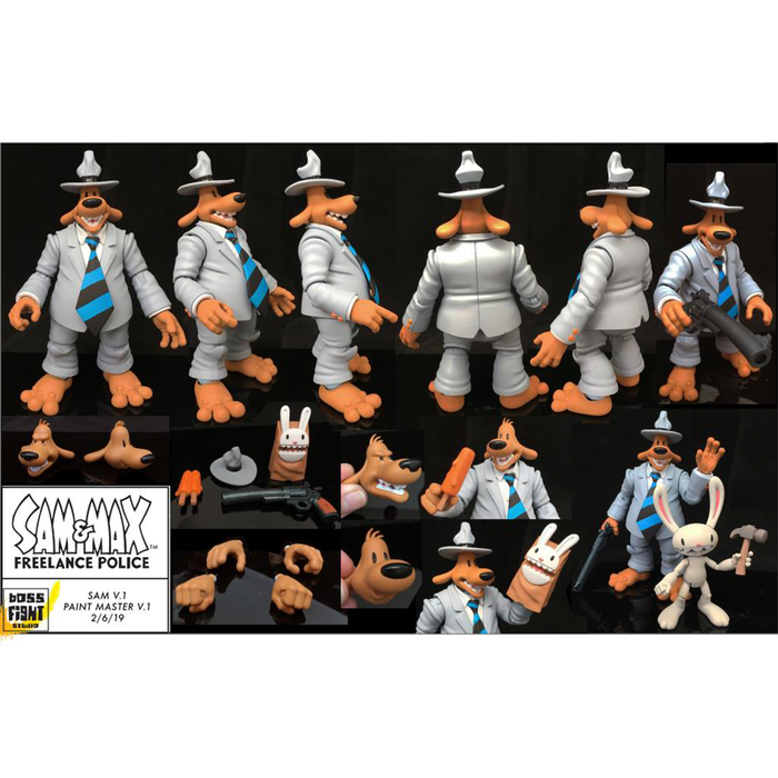 Sam & Max Series - Sam (Canine Shamus) 6-Inch Action Figure