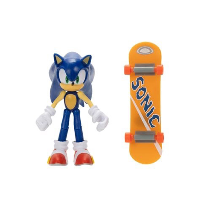 Sonic the Hedgehog 4-Inch Sonic with Skateboard Action Figure