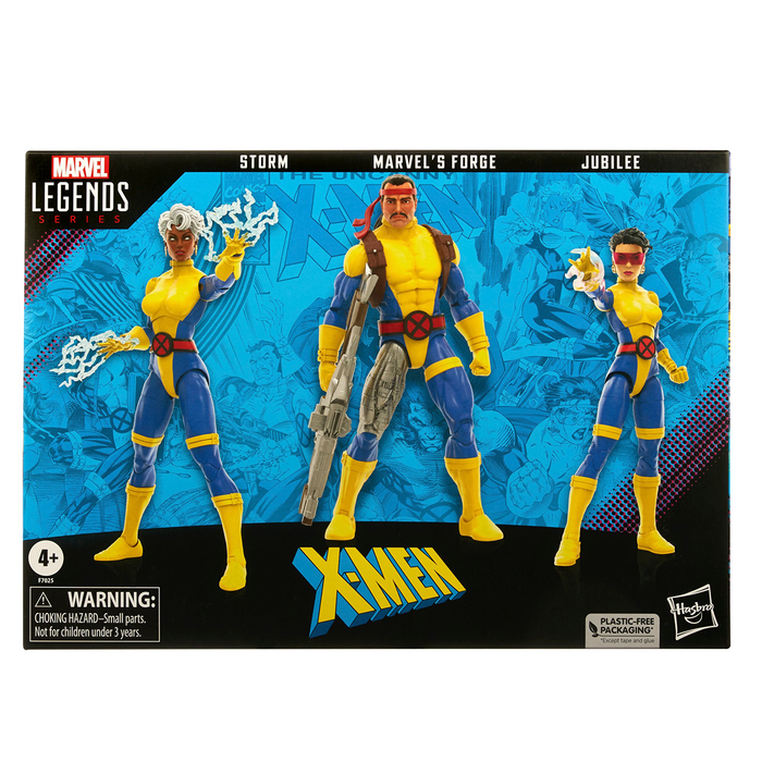 Marvel Legends Series: Storm, Marvel's Forge & Jubilee 6-Inch Action Figures 3-Pack