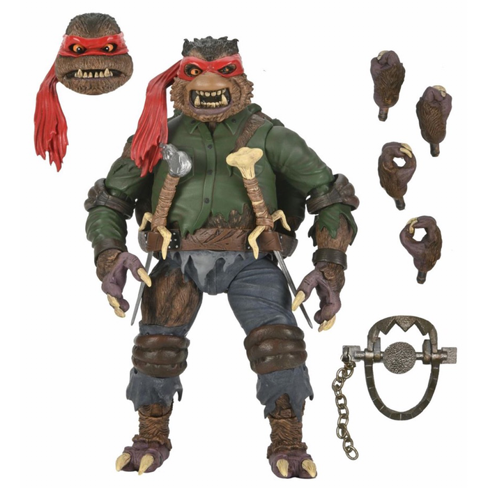 Universal Monsters x Teenage Mutant Ninja Turtles Ultimate Raphael as The Wolfman 7-Inch Scale Action Figure