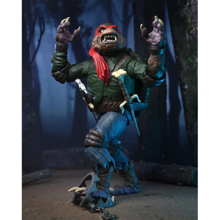 Universal Monsters x Teenage Mutant Ninja Turtles Ultimate Raphael as The Wolfman 7-Inch Scale Action Figure