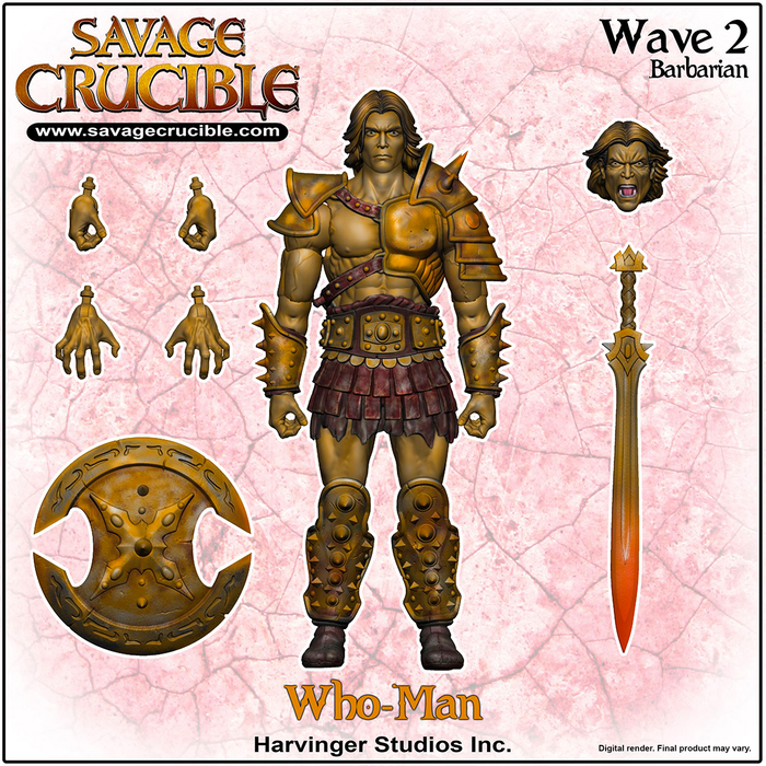 Savage Crucible Who-Man Action Figure