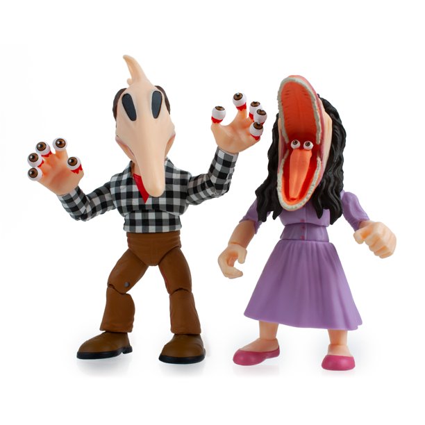 Beetlejuice Adam and Barbara (Scary) Vinyl Figure 2-Pack Exclusive