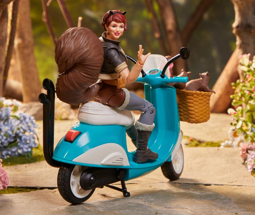 Marvel Legends The Unbeatable Squirrel Girl 6-Inch Action Figure with Vespa Vehicle