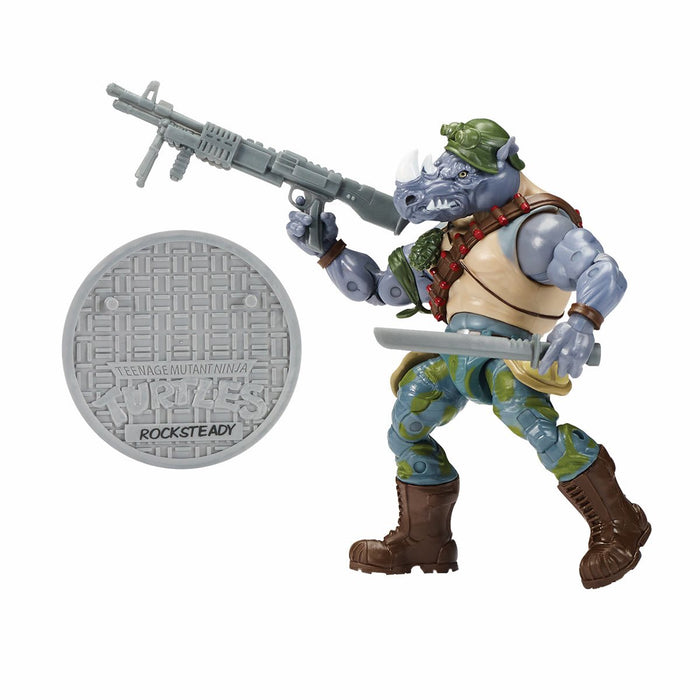 Teenage Mutant Ninja Turtles Classic Leonardo vs. Rocksteady Action Figure 2-Pack