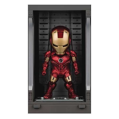 Iron Man 3 MEA-015 Iron Man MK IV Action Figure with Hall of Armor Display - Previews Exclusive