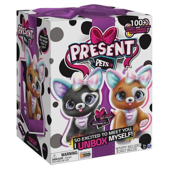 Present Pets Glitter Interactive Pet Plush