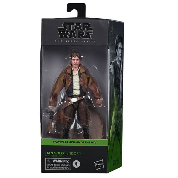 Star Wars The Black Series Han Solo (Endor Trenchcoat) 6-Inch Action Figure