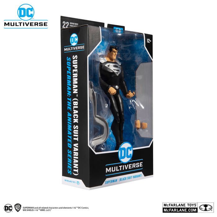 DC Multiverse Superman Black Suit Superman: The Animated Series 7-Inch Scale Action Figure