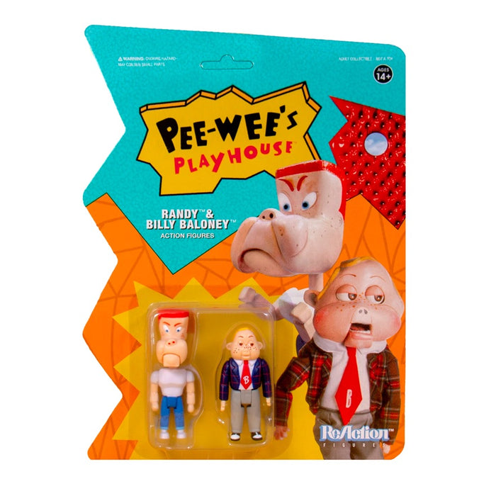 Pee-wee's Playhouse ReAction Randy & Billy Baloney Figures