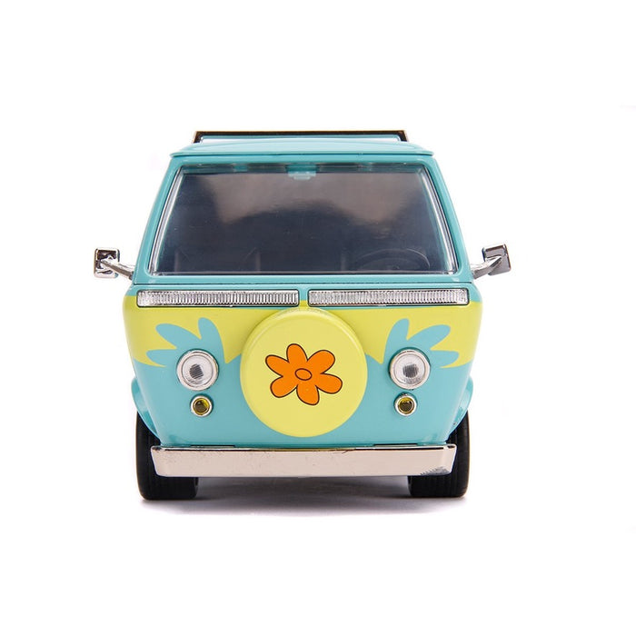 Scooby-Doo Mystery Machine with Scooby and Shaggy Figures 1:24 Die-Cast Metal Vehicle