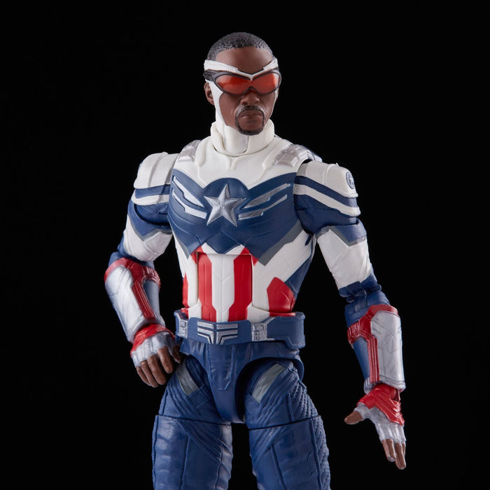 Marvel Legends Avengers Captain America (Sam Wilson) & Captain America (Steve Rogers) 6-Inch Action Figures 2-Pack