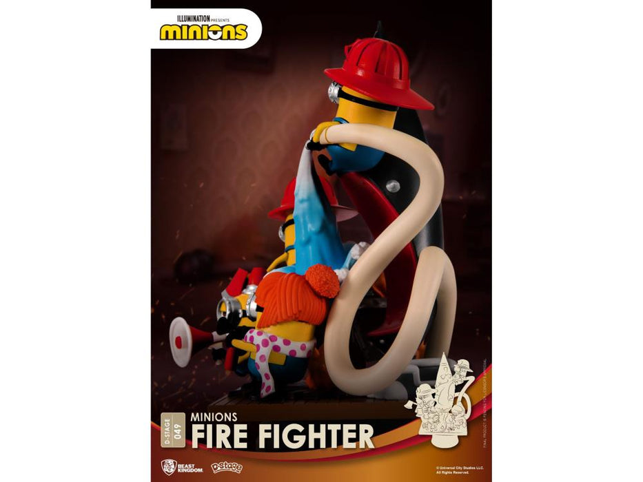 Minions Fire Fighter D-Stage DS-049 6-Inch Statue