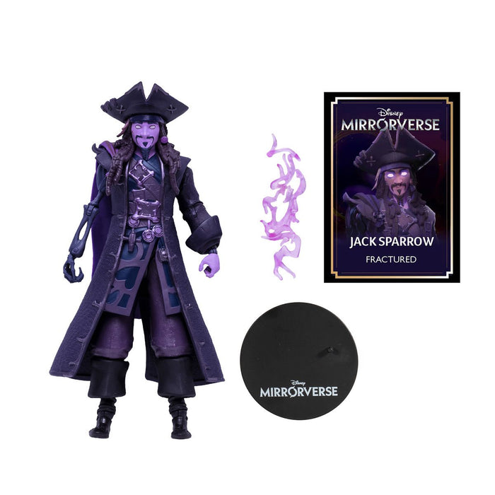 Disney Mirrorverse Wave 2 Jack Sparrow Fractured Gold Label 7-Inch Action Figure