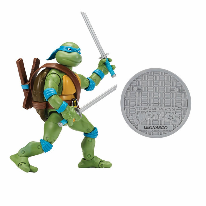 Teenage Mutant Ninja Turtles Classic Leonardo vs. Rocksteady Action Figure 2-Pack