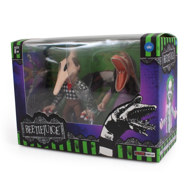 Beetlejuice Adam and Barbara (Scary) Vinyl Figure 2-Pack Exclusive