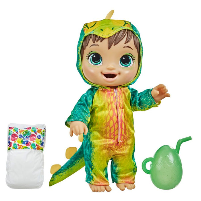 Baby Alive Dino Cuties Doll (Brown Hair)