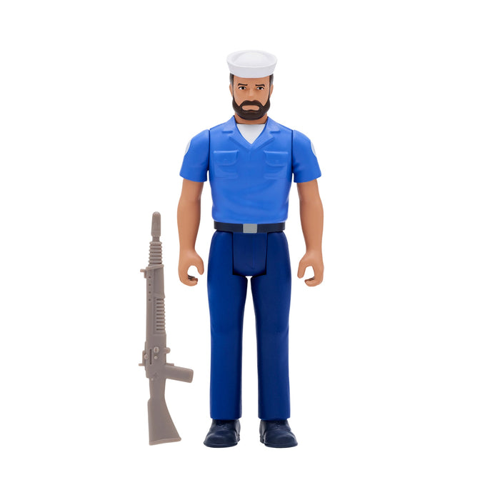 G.I. Joe ReAction Wave 2 Blueshirt Beard (Tan) Action Figure