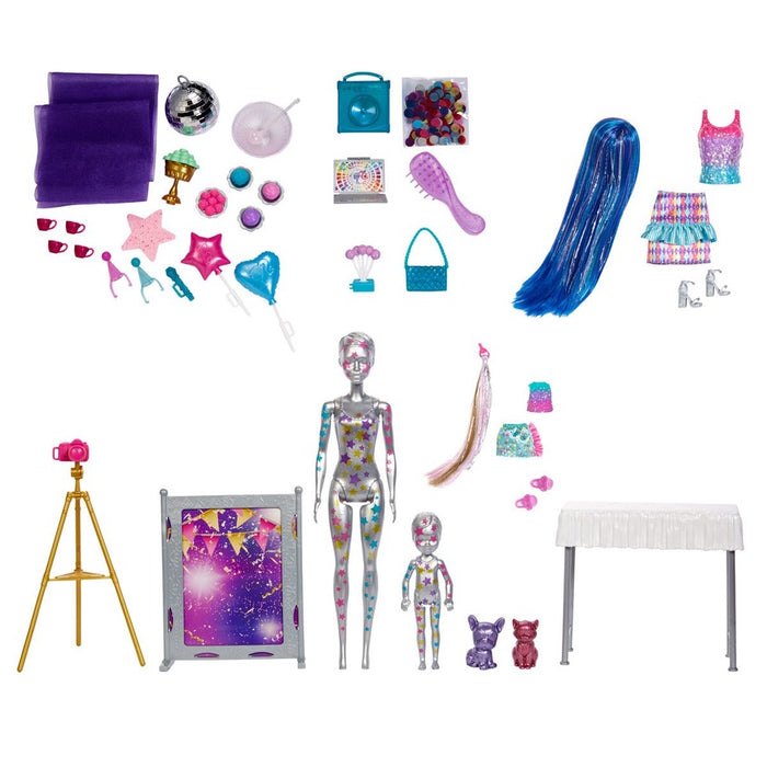 Barbie Color Reveal Surprise Party Dolls and Accessories