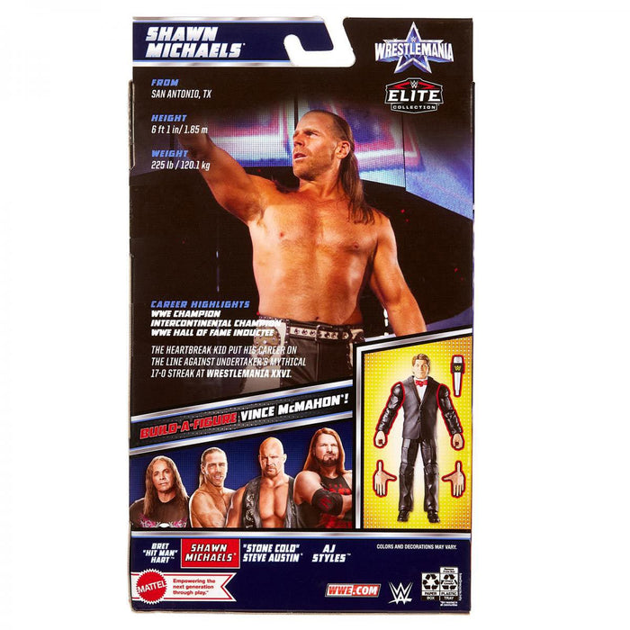 WWE WrestleMania Elite 2022 Shawn Michaels Action Figure