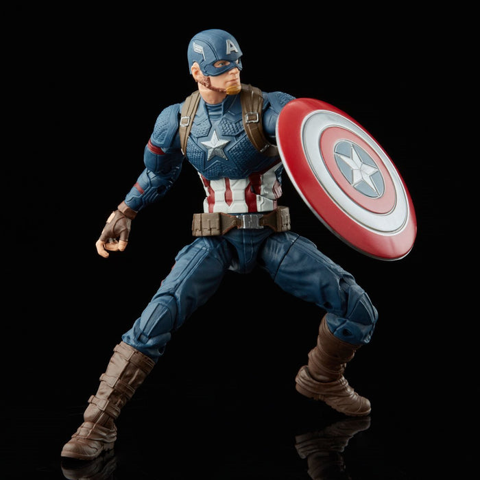 Marvel Legends Avengers Captain America (Sam Wilson) & Captain America (Steve Rogers) 6-Inch Action Figures 2-Pack