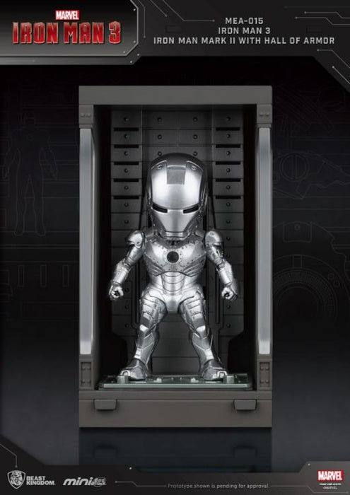 Iron Man 3 MEA-015 Iron Man MK II Action Figure with Hall of Armor Display - Previews Exclusive