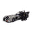 Batman 1989 Movie Batmobile Black Chrome Finish 1:24 Scale Die-Cast Metal Vehicle with Mini-Figure