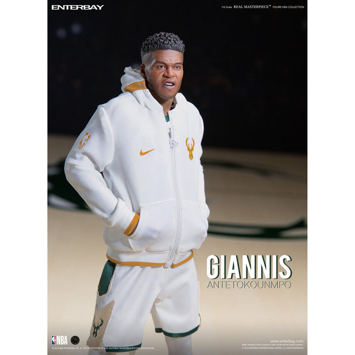 NBA Milwaukee Bucks Giannis Antetokounmpo Real Masterpiece 1:6 Scale Action Figure