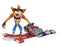 Crash Bandicoot 7-Inch Scale Deluxe Crash with Hoverboard Action Figure