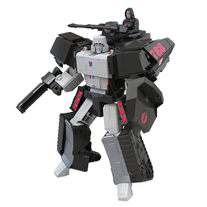 Transformers Collaborative G.I. Joe Mash-Up Megatron H.I.S.S. Tank with Cobra Baroness Figure