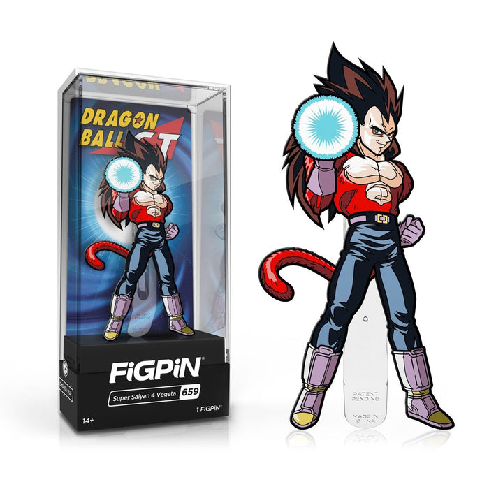 Dragon Ball GT Super Saiyan 4 Vegeta FiGPiN Classic Enamel Pin