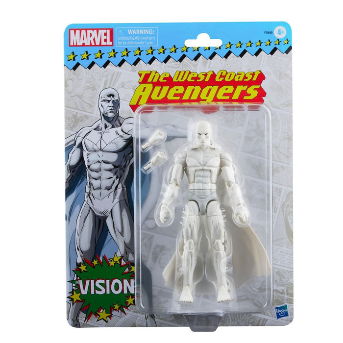 Marvel Legends The West Coast Avengers Retro Vision (White) 6-Inch Action Figure