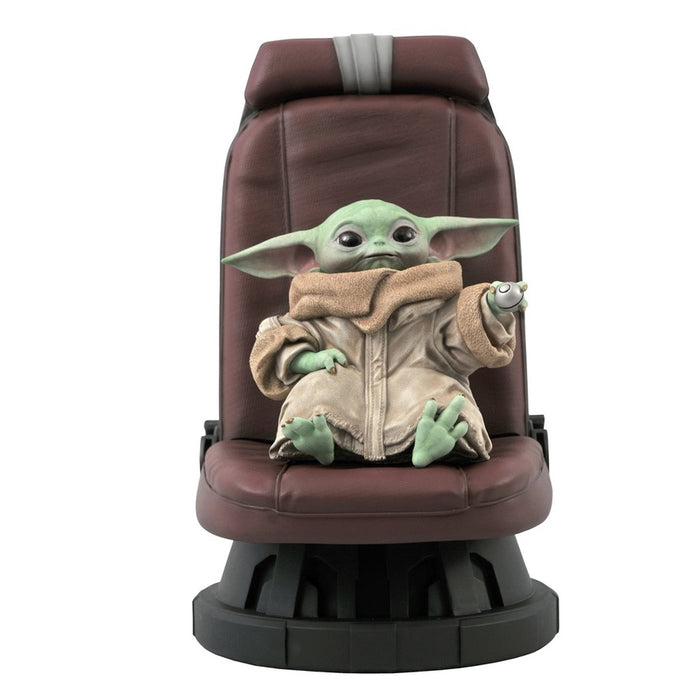 Star Wars The Mandalorian Child in Chair 1:2 Scale Statue