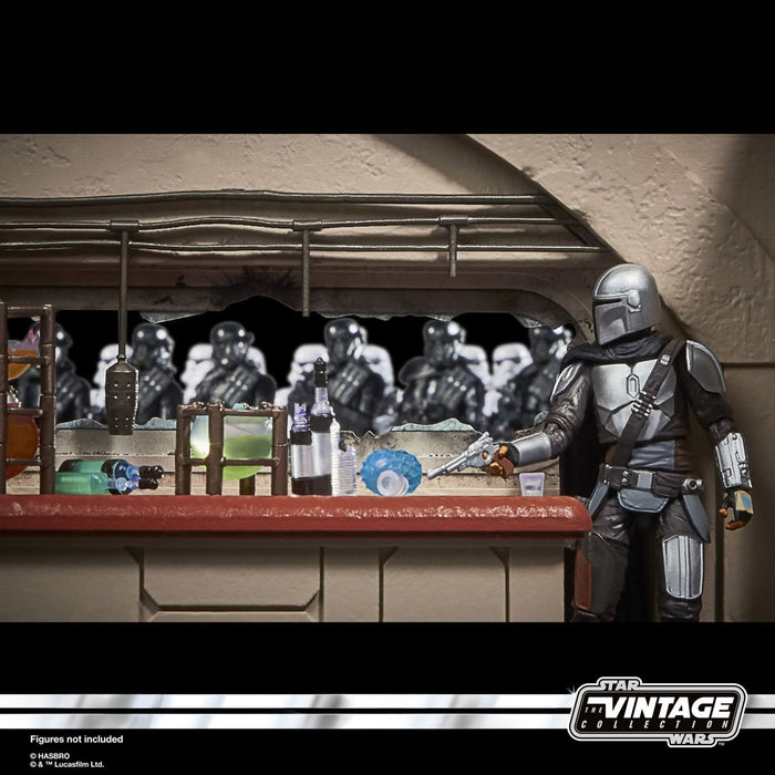 Star Wars The Vintage Collection Nevarro Cantina Playset with Imperial Death Trooper Action Figure