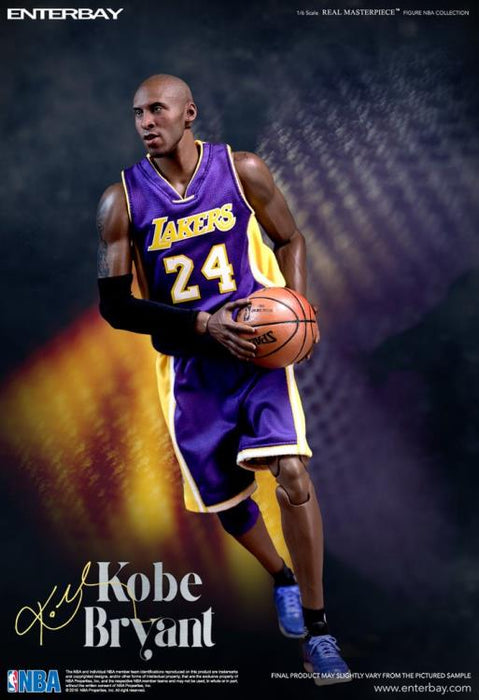 NBA Collection Kobe Bryant 1:6 Scale Real Masterpiece Action Figure 2-Pack