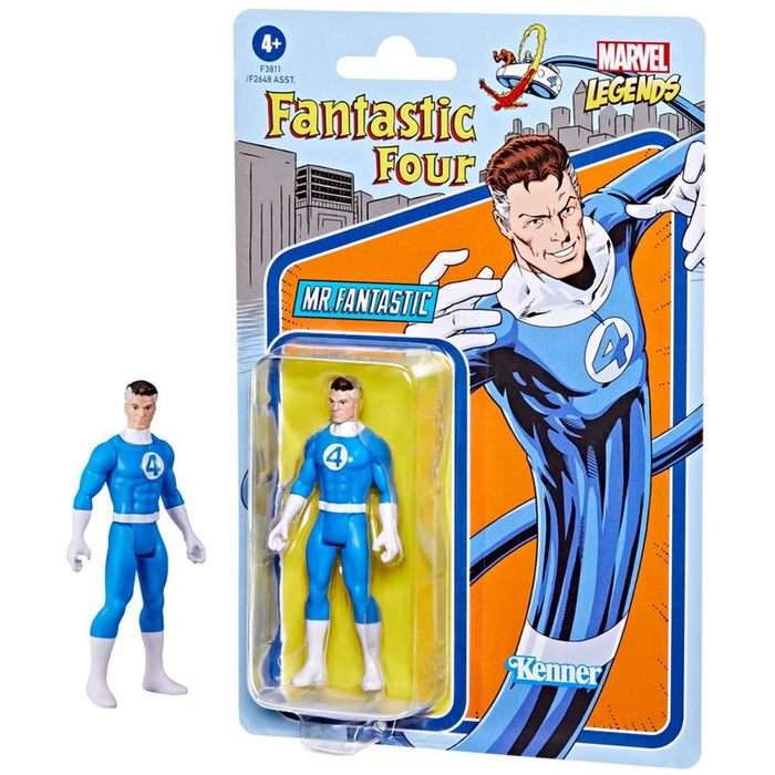 Marvel Legends Retro 375 Collection Mr. Fantastic 3 3/4-Inch Action Figure