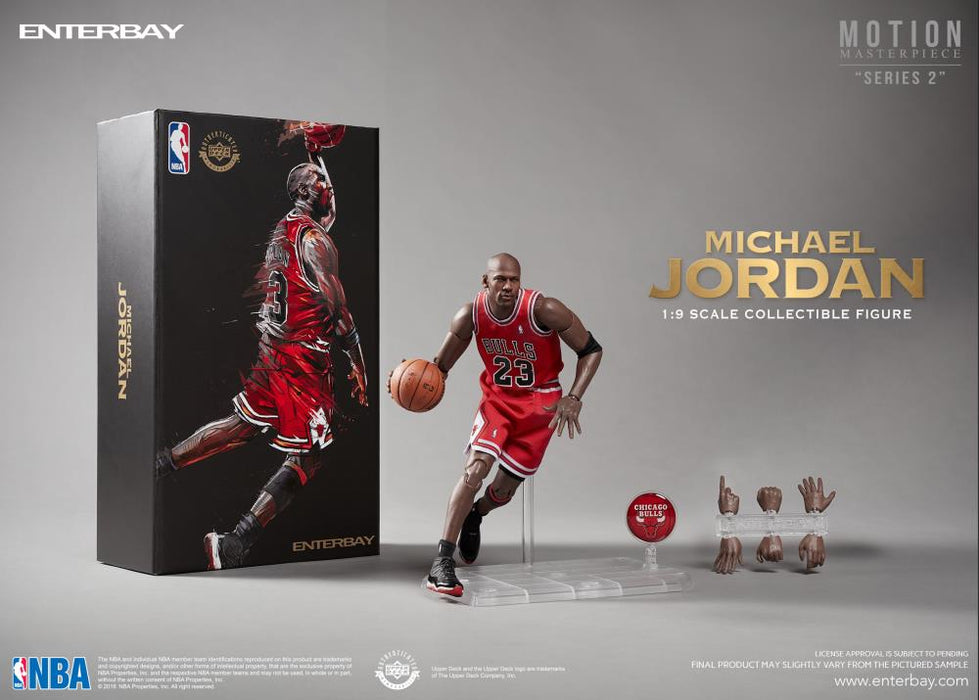 NBA Collection Michael Jordan Motion Masterpiece 1:9 Scale Action Figure