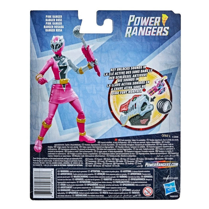 Power Rangers Dino Fury Pink Ranger 6-Inch Action Figure