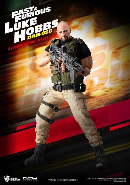 Fast and Furious Luke Hobbs DAH-038 8ction Action Figure